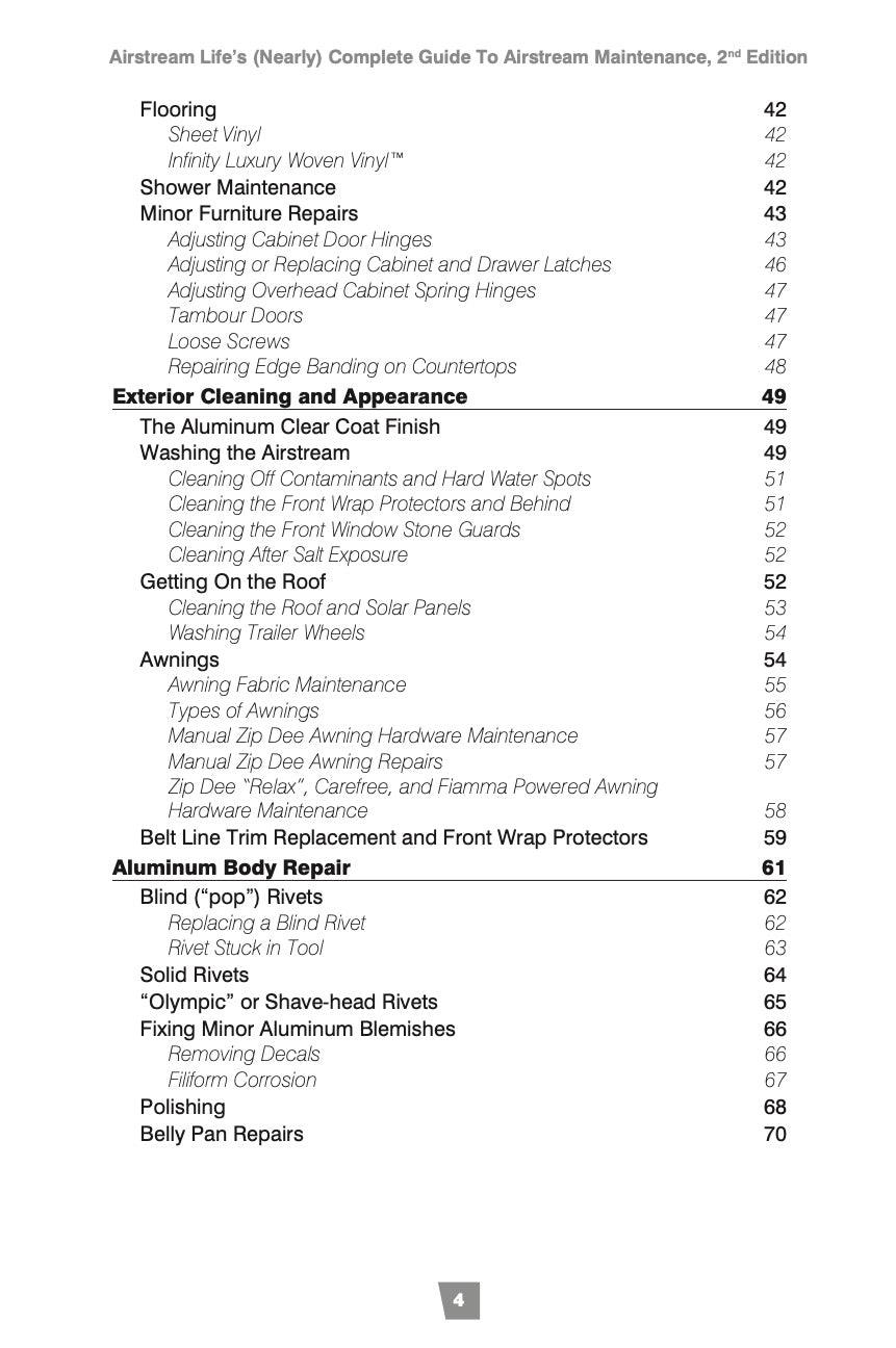 The (Nearly) Complete Guide to Airstream Maintenance, 2nd edition