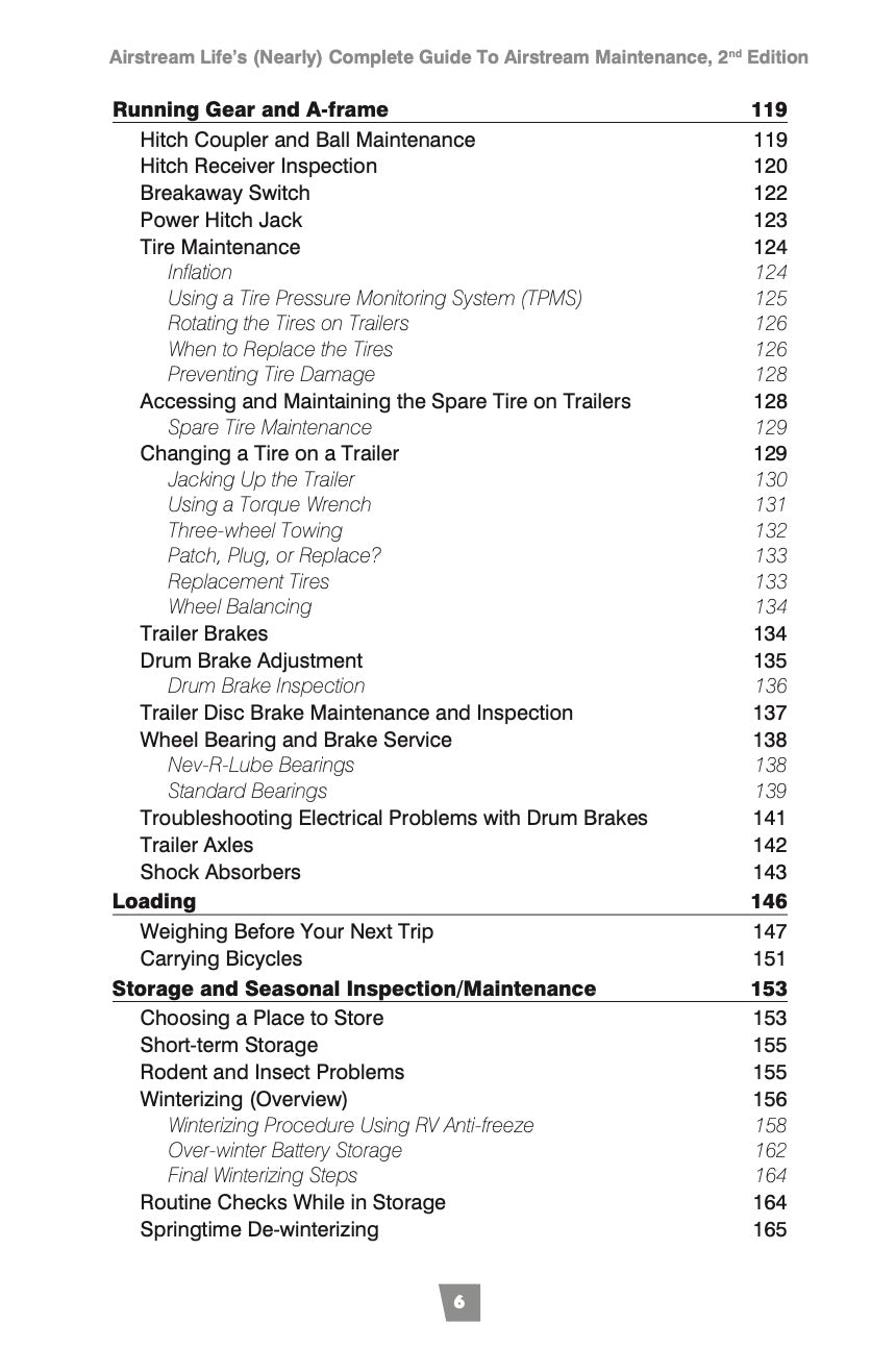 The (Nearly) Complete Guide to Airstream Maintenance, 2nd edition